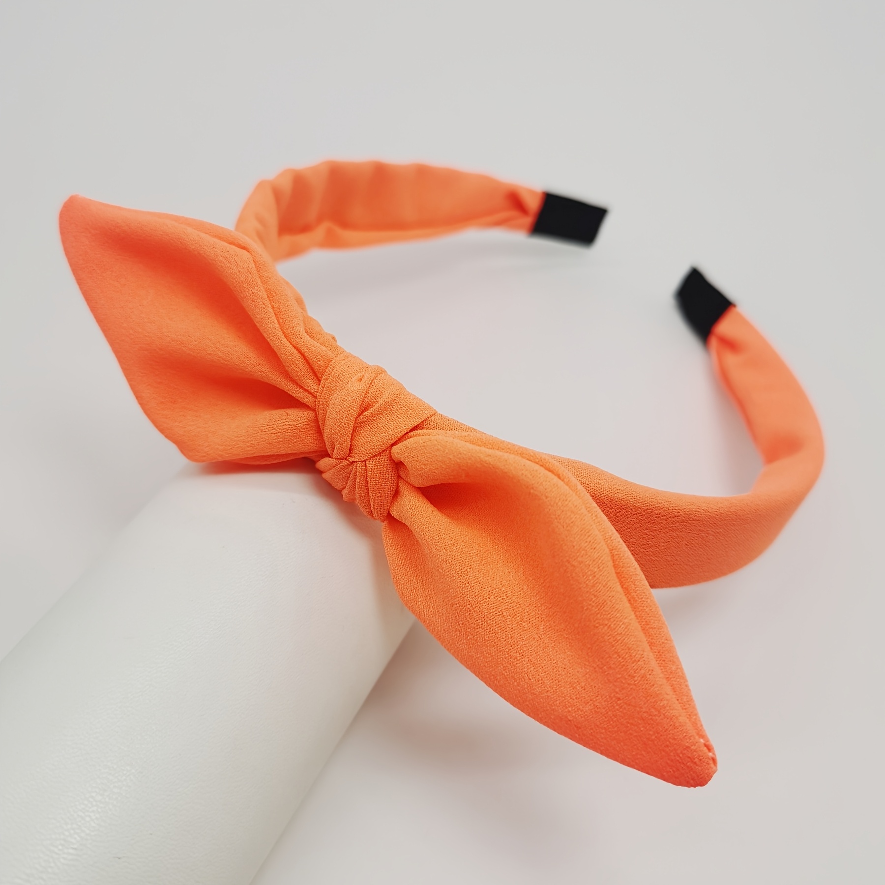 TEMU Fashion Fluorescent Bunny Ear Headband- Cute And Easy Polyester Fiber Hair Accessory For Women, Suitable For Easter, Valentine's Day, Birthdays,