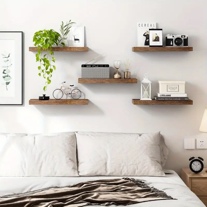 Baldas De Madera Dreampossible Estantes Flotantes Para Almacenamiento De Pared, Estante De Baño Montado En La Pared Con Cajones, Juego De 2, Estantes De Pared De Madera Rústica Para Dormitorio, Sala De Baldas De Madera Dreampossible Estantes Flotantes Para Almacenamiento De Pared, Estante De Baño Montado En La Pared Con Cajones, Juego De 2, Estantes De Pared De Madera Rústica Para Dormitorio, Sala De