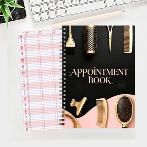 1 stuks esthetische date planner, wekelijks/maandelijks spiraal notitieboek, vintage uurglas kantoor planner, organizer agenda, geschikt voor professioneel en academisch gebruik, time management notitieboek en beauty schema
