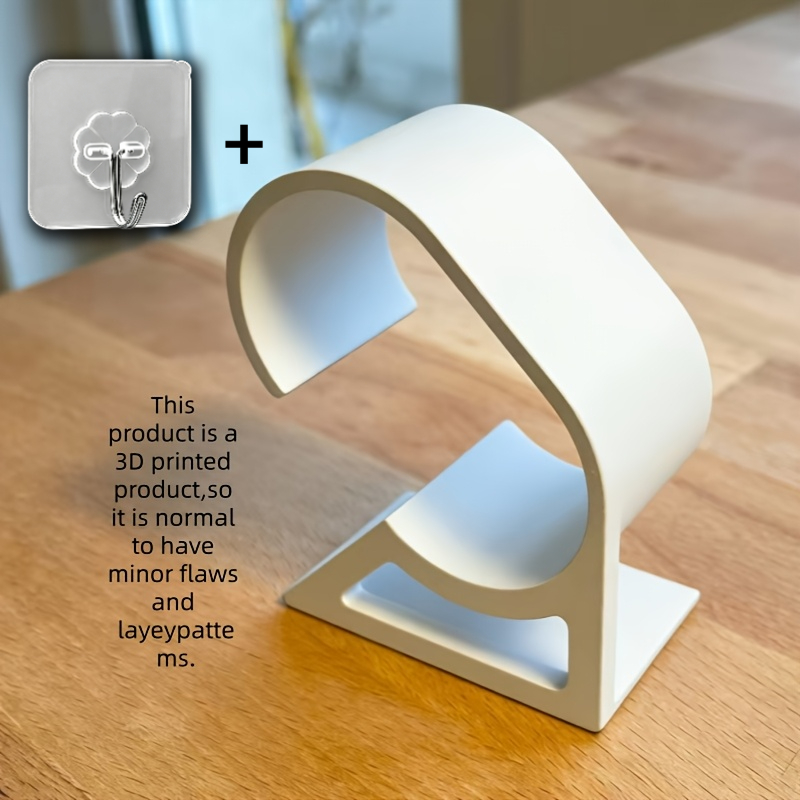 1 Set 3D Printed Watch Stand (1pc Stand And 1pc Free Hook), Minimalist Desktop Watch Holder, Practical Storage Display Rack for Home Shop, Compact Stylish Watch Organizer,  