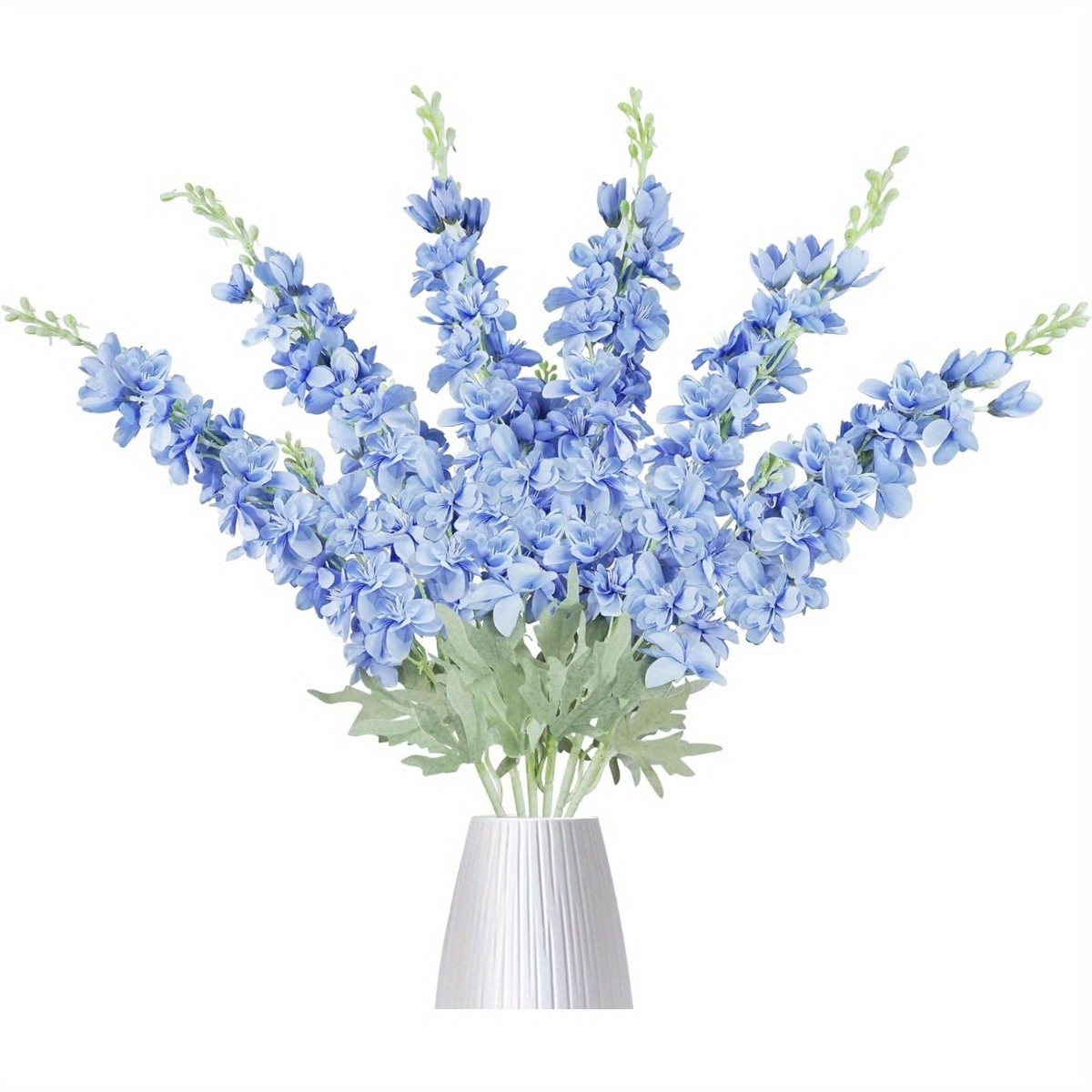 Image of 5pcs Long Stem Fake Artificial Flower, 33.46in Faux Silkyy Flowers Arrangement Decoration, Lifelike Real Touch Fake Flowers For Tall Vase Home Wedding Party Decor Holiday Decorations