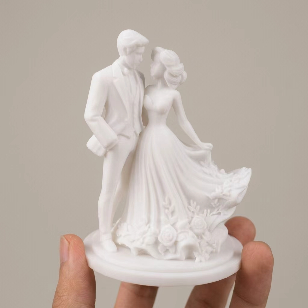 TEMU Statuetta di Novelli - Centrotavola Elegante in Plastica con Sposa e , per Matrimoni, Addii al Nubilato/Decorazioni, Regalo per San Valentino,