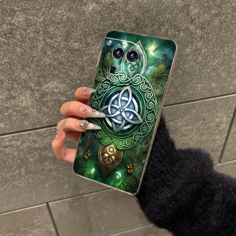 TEMU Phone Case - Celtic Transparent Phone Case Compatible With Oneplus 13 12 11 10 9 8 Pro 13t 13r 12r 11r 10r 10t 9r 9rt 8t 2v Pro N30 N20 Se Nord