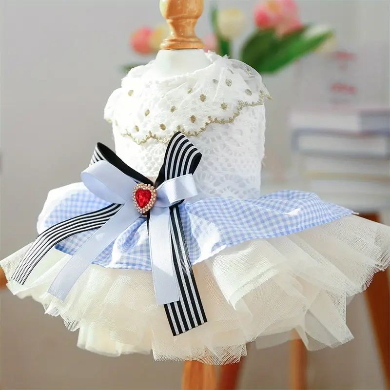 Female Dog Dresses for Small Dogs - * Fall Cute Puppy Dress Suitable for Pomeranians, Chihuahuas * (Machine-Washable Outfit) Female Dog Dresses for Small Dogs - * Fall Cute Puppy Dress Suitable for Pomeranians, Chihuahuas * (Machine-Washable Outfit)