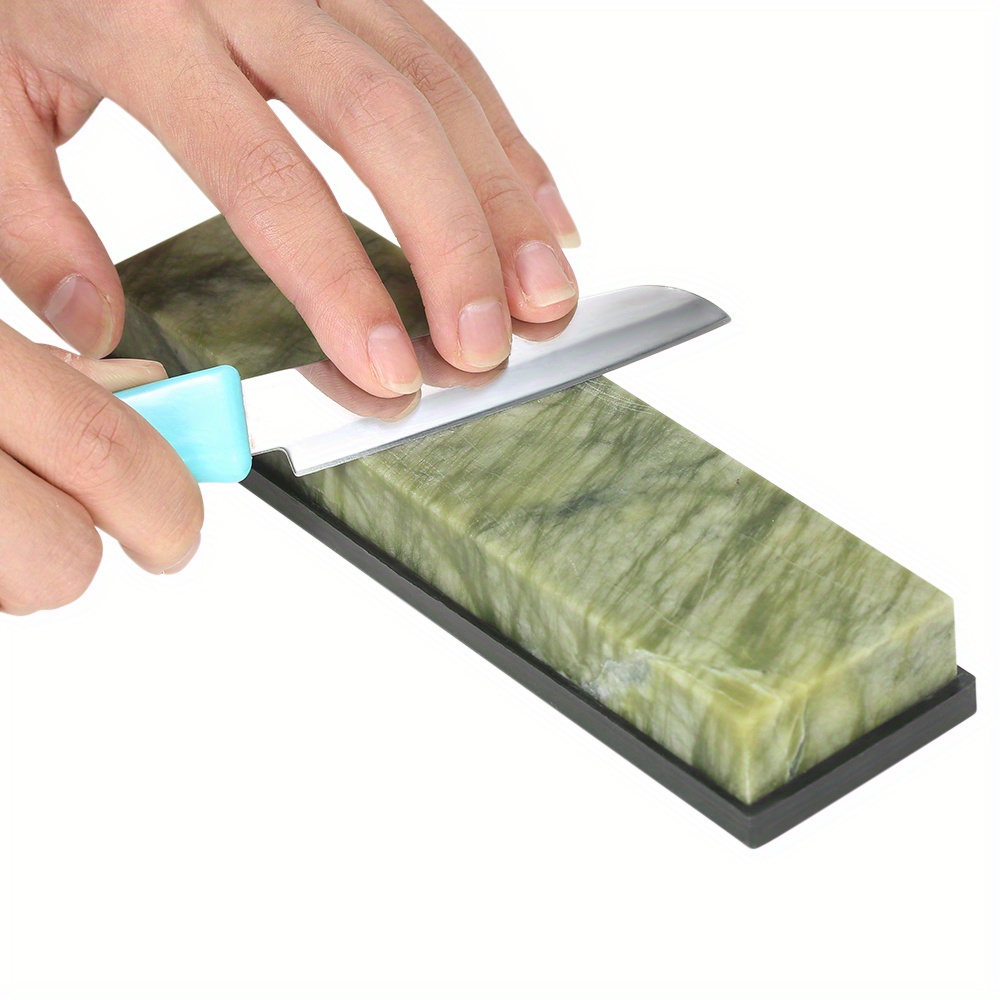 

Premium 10,000 Grit Emerald Sharpening Stone With Non-slip Holder - Kitchen Knives & Tools, Fine Polishing