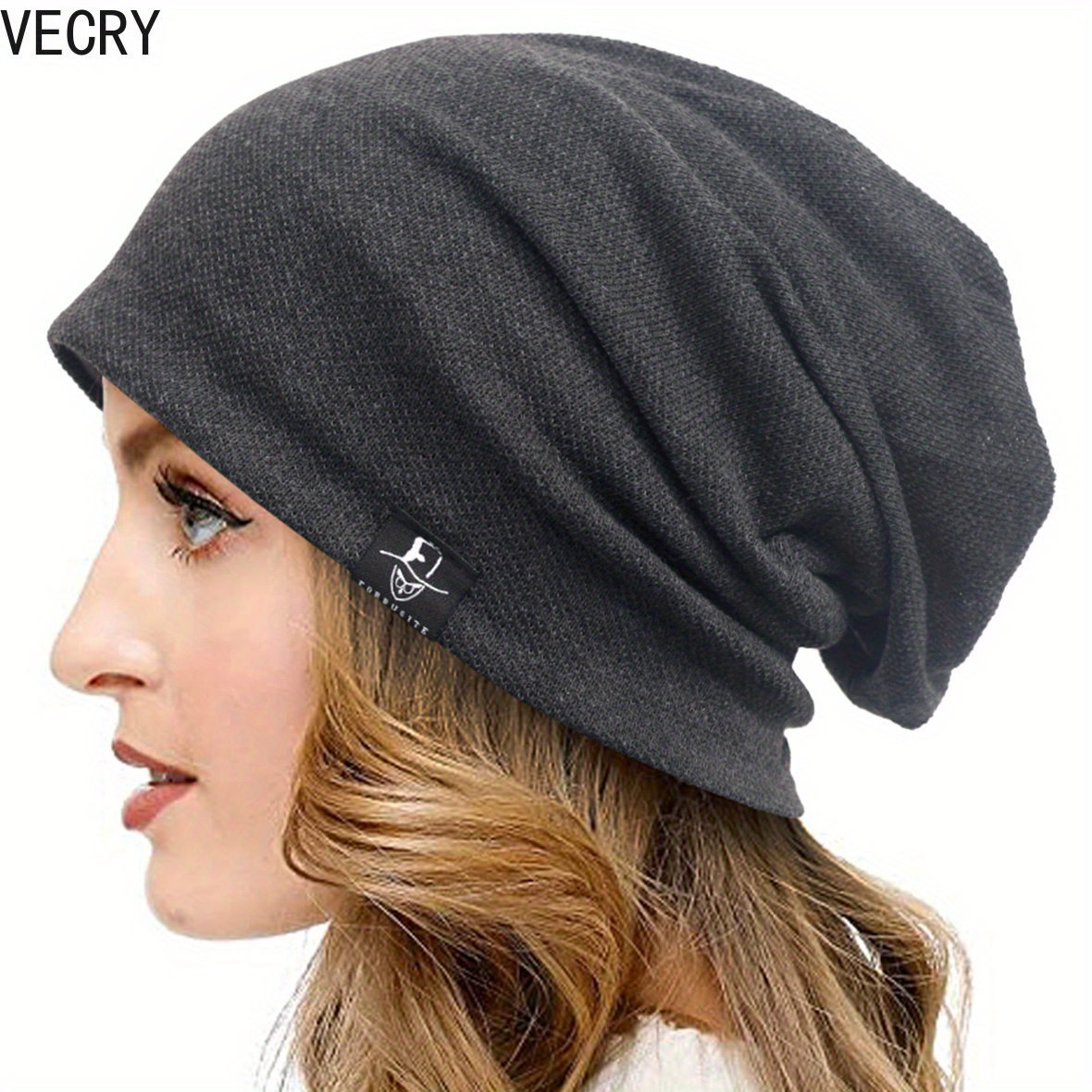 womens slouchy beanie hat extra long winter summer Temu Canada
