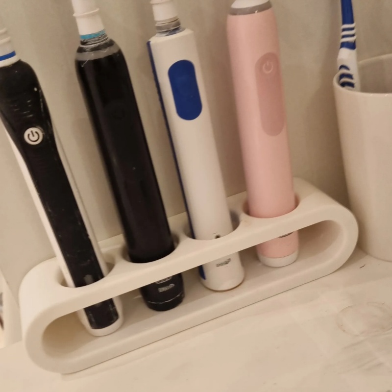 electric toothbrush holder capacity for 4pcs electric toothbrushes storage tool bathroom organizer keeping bathroom tidy