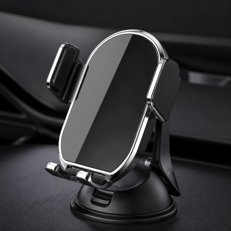 TEMU Support de téléphone de voiture aux chocs pour de bord, accessoire de navigation GPS pour la conduite, mise à niveau 2026