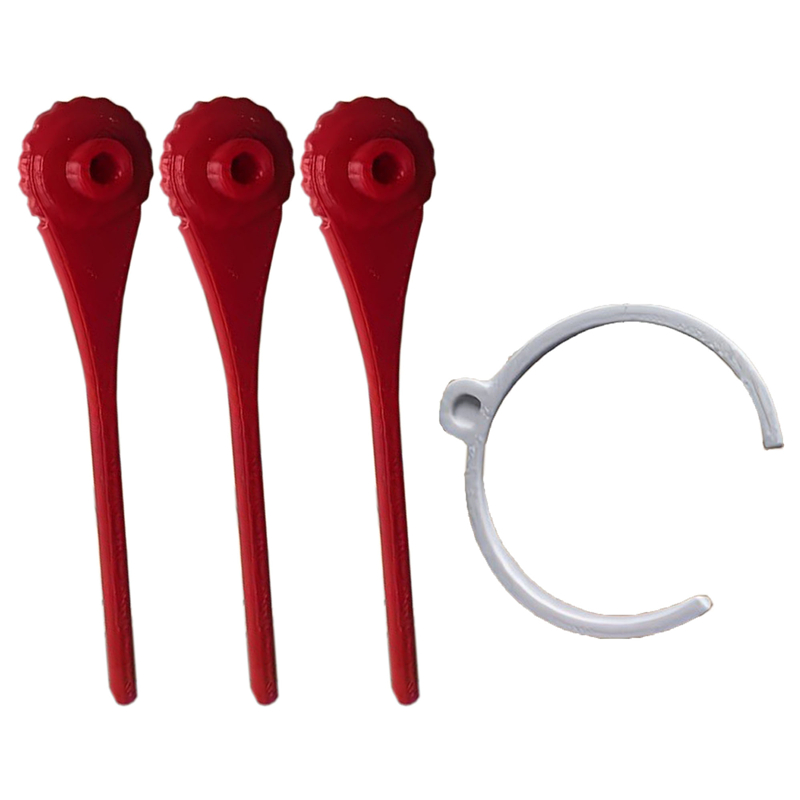 TEMU 4pcs Nozzle Kit, Assembled With 3 Red Rotary Spray Nozzles And Positioning Bracket. Fits Multiple Specification Lubricant Spray Cans For Precise