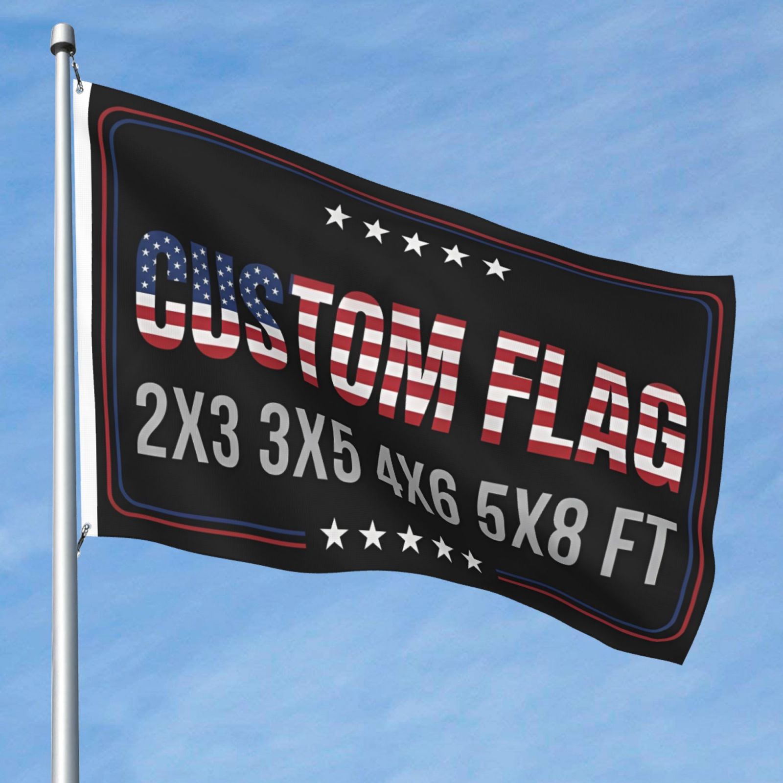 TEMU Just Custom Banners, Create Your Own Design With Logo, Image, Or Text. , Perfect For Indoor And Outdoor Use, Including Lawn, Balcony, Porch, And