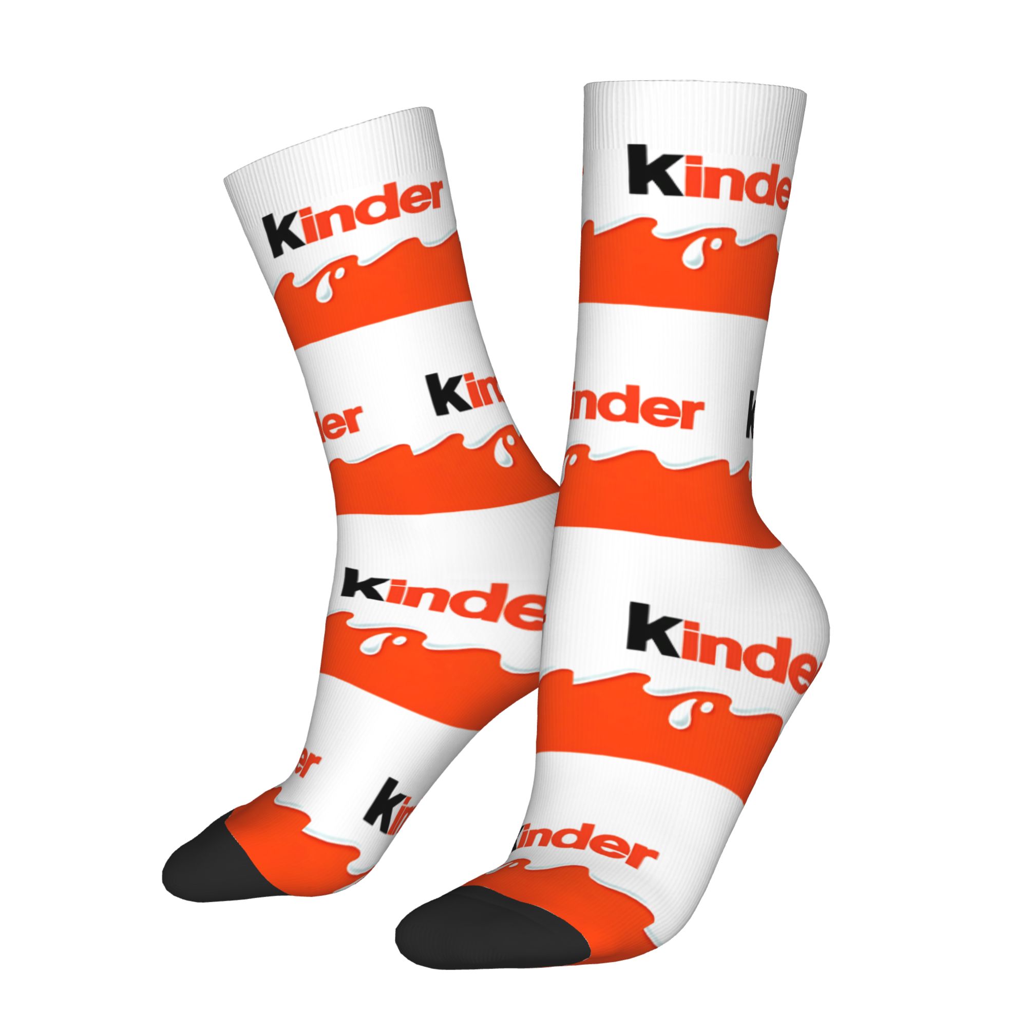 TEMU 2d Print Design Cool Design Men's Novelty Socks Mid-calf Sock Pattern Prints