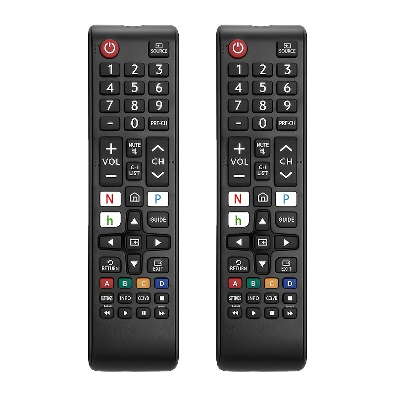 Image of (pack Of 2) New Universal Remote For All Sam- Tv Remote, Replacement Compatible For All Sam- Smart Tv, Led, Lcd, Hdtv, 3d, Series Tv
