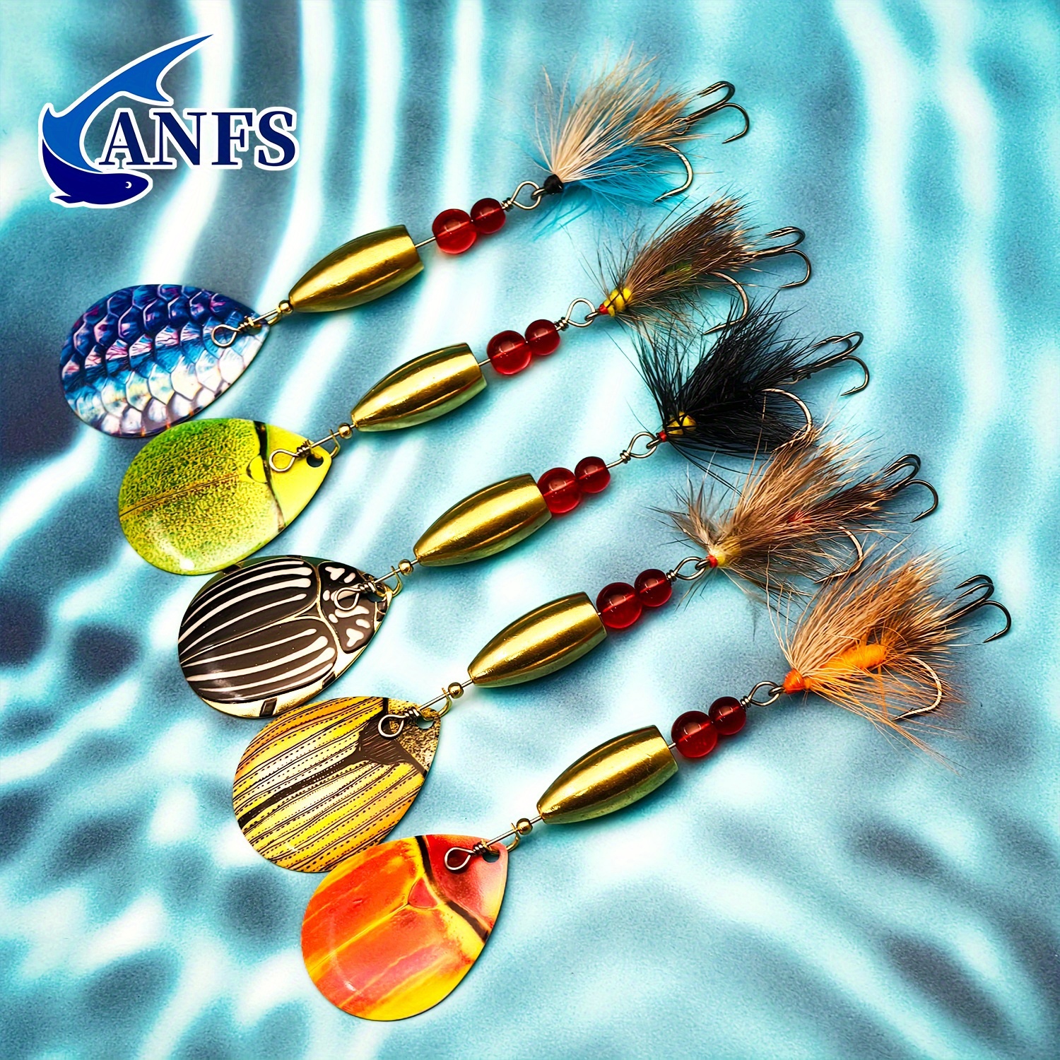 Lot De 50 Corps De Leurres Cuivre - Kit De Fabrication De Cuillères Tournantes - Pêche