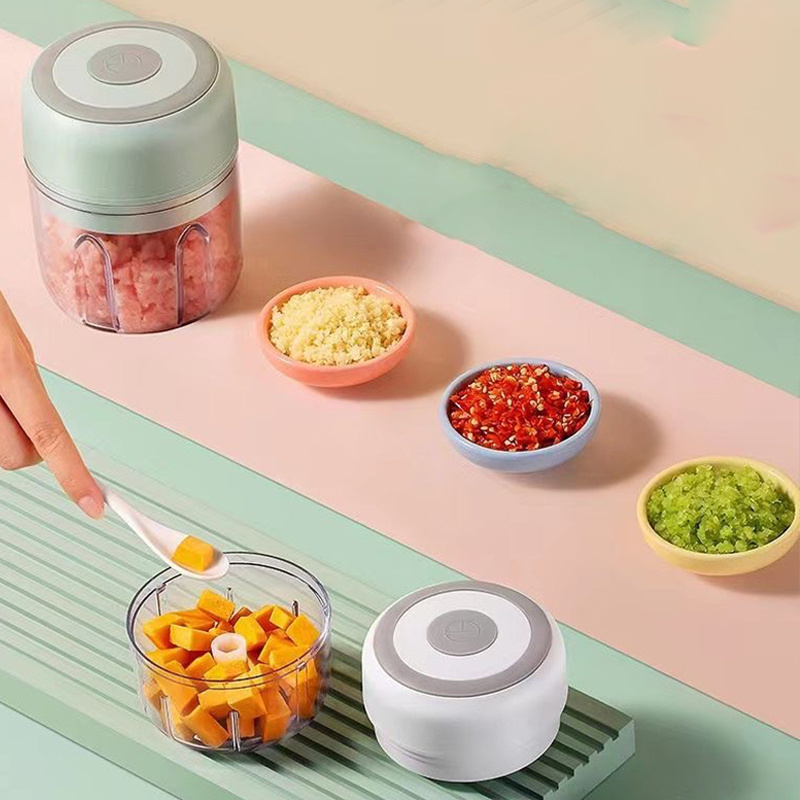 electric mini garlic chopper, portable rechargeable food processor with usb, stainless steel blades, garlic blender for garlic, onion, meat, chili,   tool( ), garlic mincer, meal prep tool, food preparation, portable chopper, handheld blender,   chopping, durable plastic, meat grinder, onion chopper,  , cooking enthusiasts Product details 2