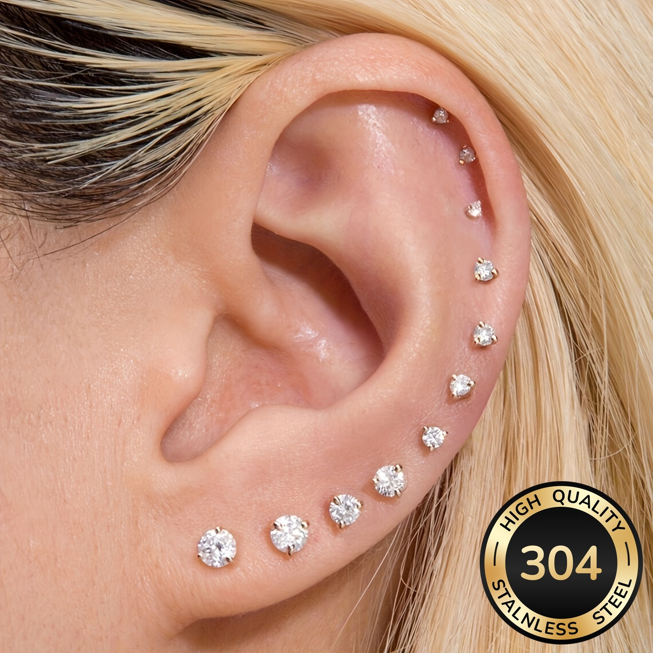 Ear Piercing Earrings That Are Good For Sensitive Ears Plastic