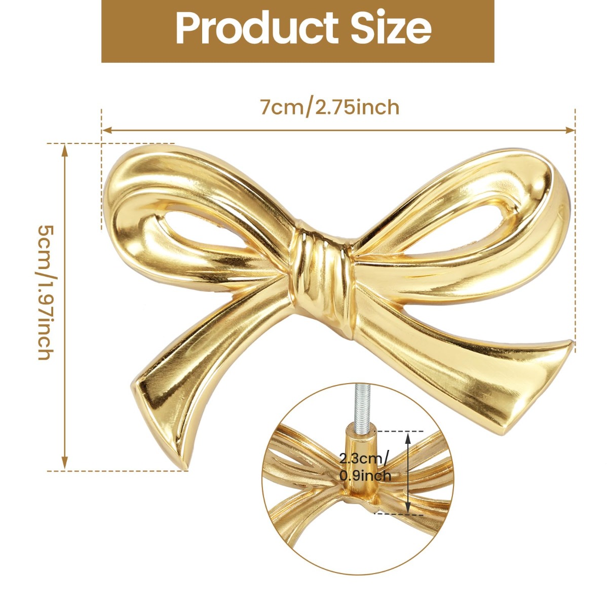 slim fit dress slacks Champagne Bronze Candy Bow Cabinet Drawer Pull Knob