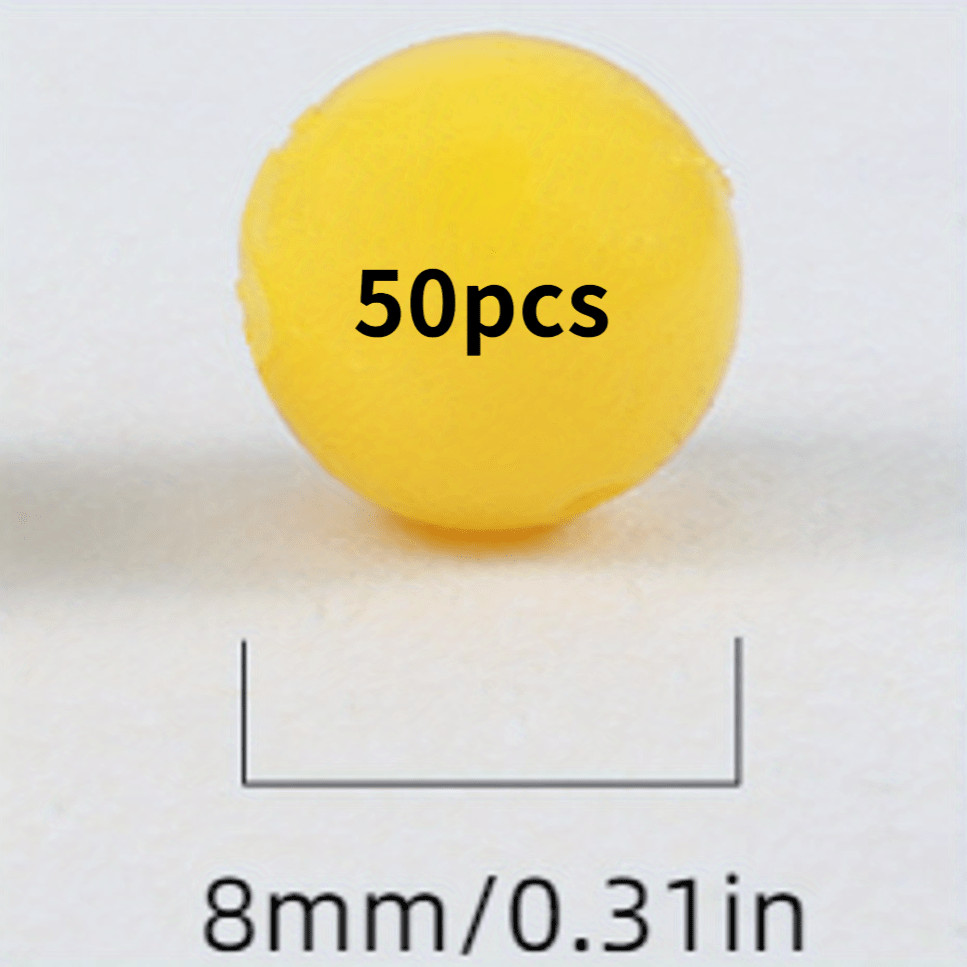 A Pack Of 50 Semi-floating Fake Baits With A Flavor, Designed For Fishing With Floating Beads And Soft Balls, Ideal For Catching Silver Carp
