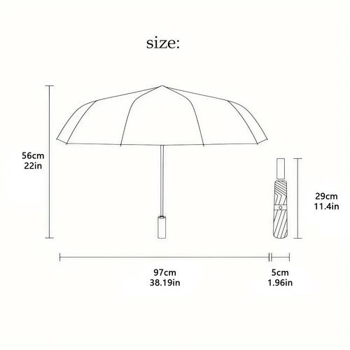 1 purple all folding umbrella light luxury automatic open close portable travel umbrella 8 sturdy and durable ribs suitable for elegant commuting reinforced and lightweight for daily use gilded artistic
