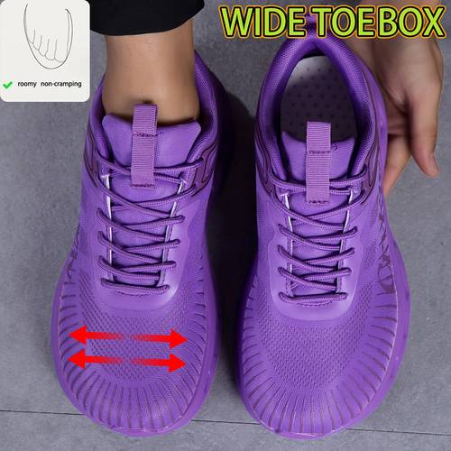 mens wide head hollow sole running shoes for men breathable mesh air mens fat and wide casual sports shoes wide toe shoes solid color lightweight cushioned barefoot shoes for wide feet and relieve discomfort the feet outdoor