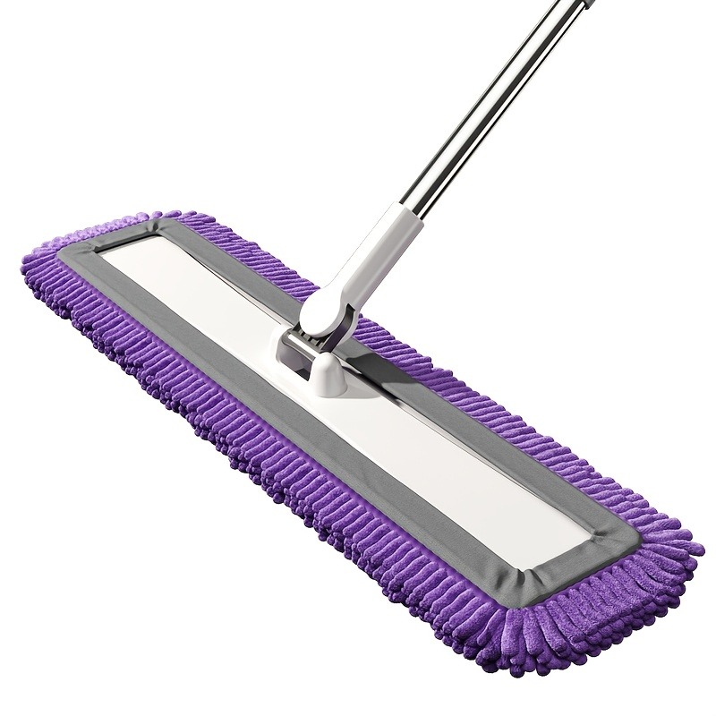 large flat mop with thick pile cleaning pad suitable for home and commercial use   hotel wet   floor scrubber floor mop floor cleaning mop floor cleaner wet and mop   mop thickened mop head durable Product details 1