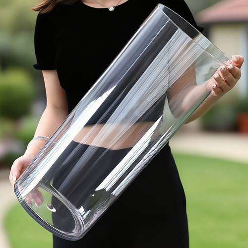 1pc extra large acrylic vase suitable for home and garden large decoration modern durable room decoration large floral displays thanksgiving season opening season decorative vase living room floor vase