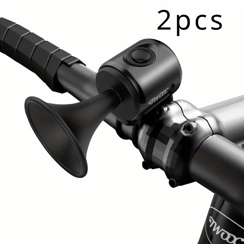 2pcs Bicycle Horn 120db High- Bicycle Bell. Suitable For E-bikes, Mountain Bikes, Road Bikes. Emergency Signal Device