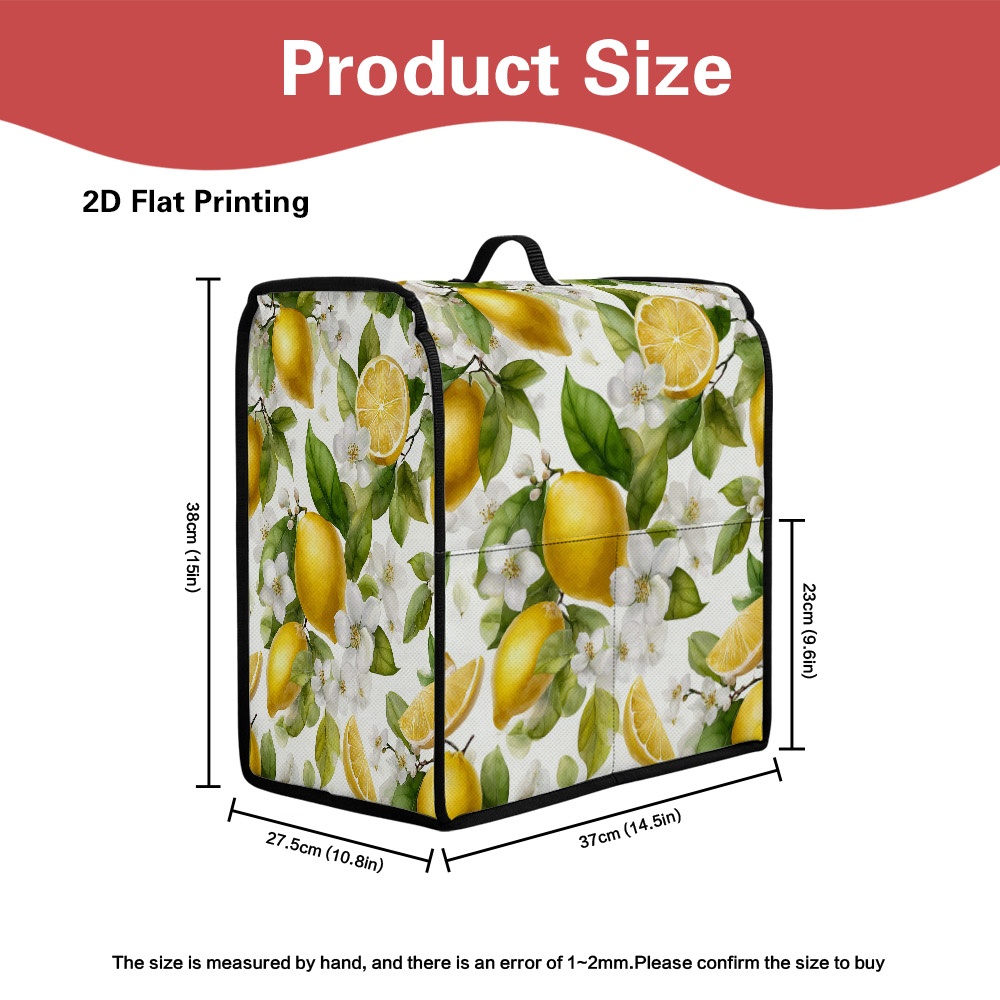 TEMU (2d Flat) 1pc And Blossoms Dust Cover, Decorative Appliance Cover, Easy To Store And Convenient To Use, Suitable For Coffee Machines, Blenders,