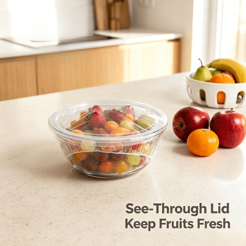 110 Colored Elastic/Stretchable Food Wrap for Kitchen Use