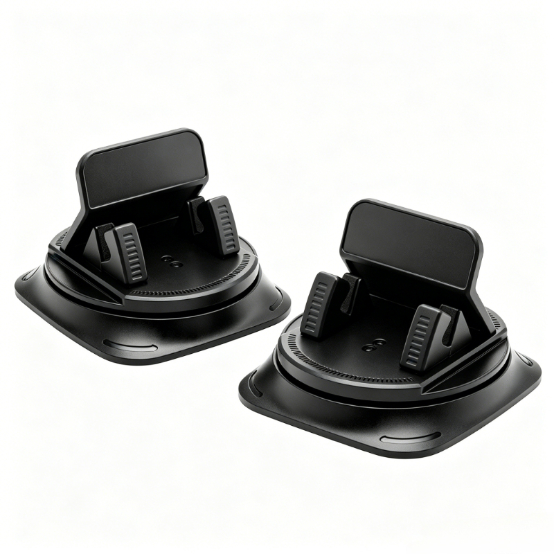 TEMU 2pcs Universal Dashboard Car Phone Holder, 360° Rotatable Anti-slip Cell Phone Mount For Car Console, Universal Adjustable Navigation Stand Fits