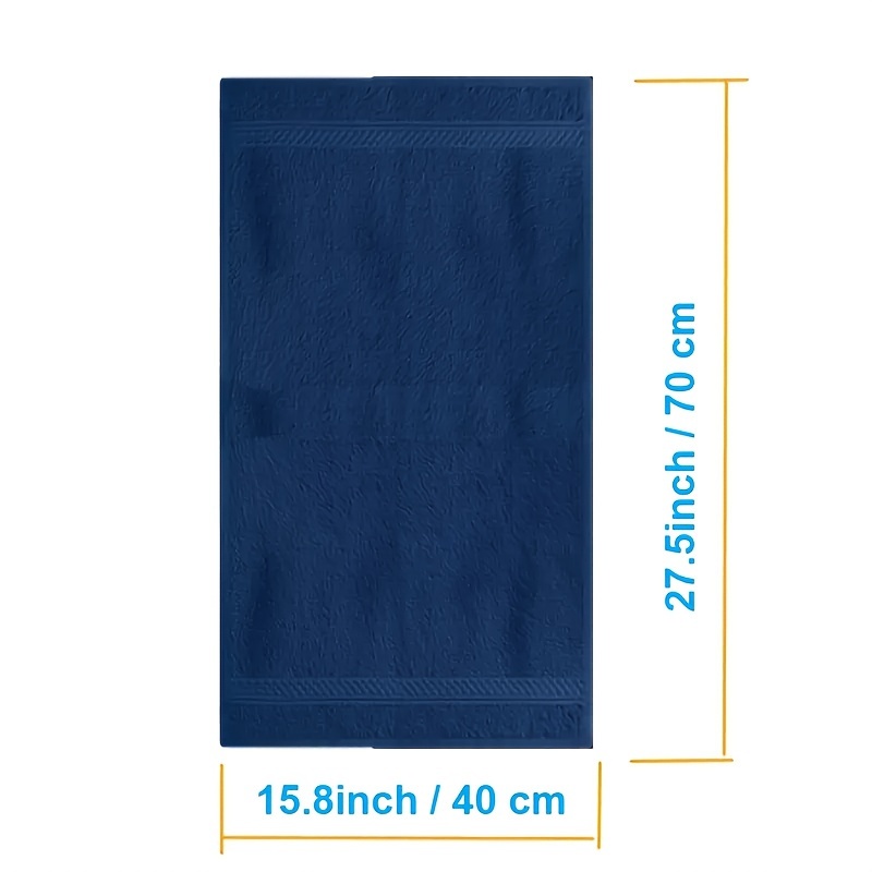 1pc SoftTouch Premium Polyester Hand Towel, 460gsm Woven, Highly Absorbent, Skin-Friendly, Chemical-Free, Ideal for Home, Hotel, Spa - Bathroom Essentials details 6