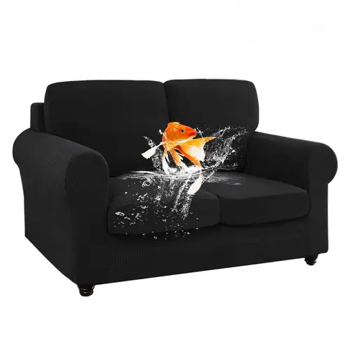 2 3 seater stretchy pineapple pattern sofa cover durable split sofa set thick polar fleece fabric couch protector universal fit for living room study office sofa