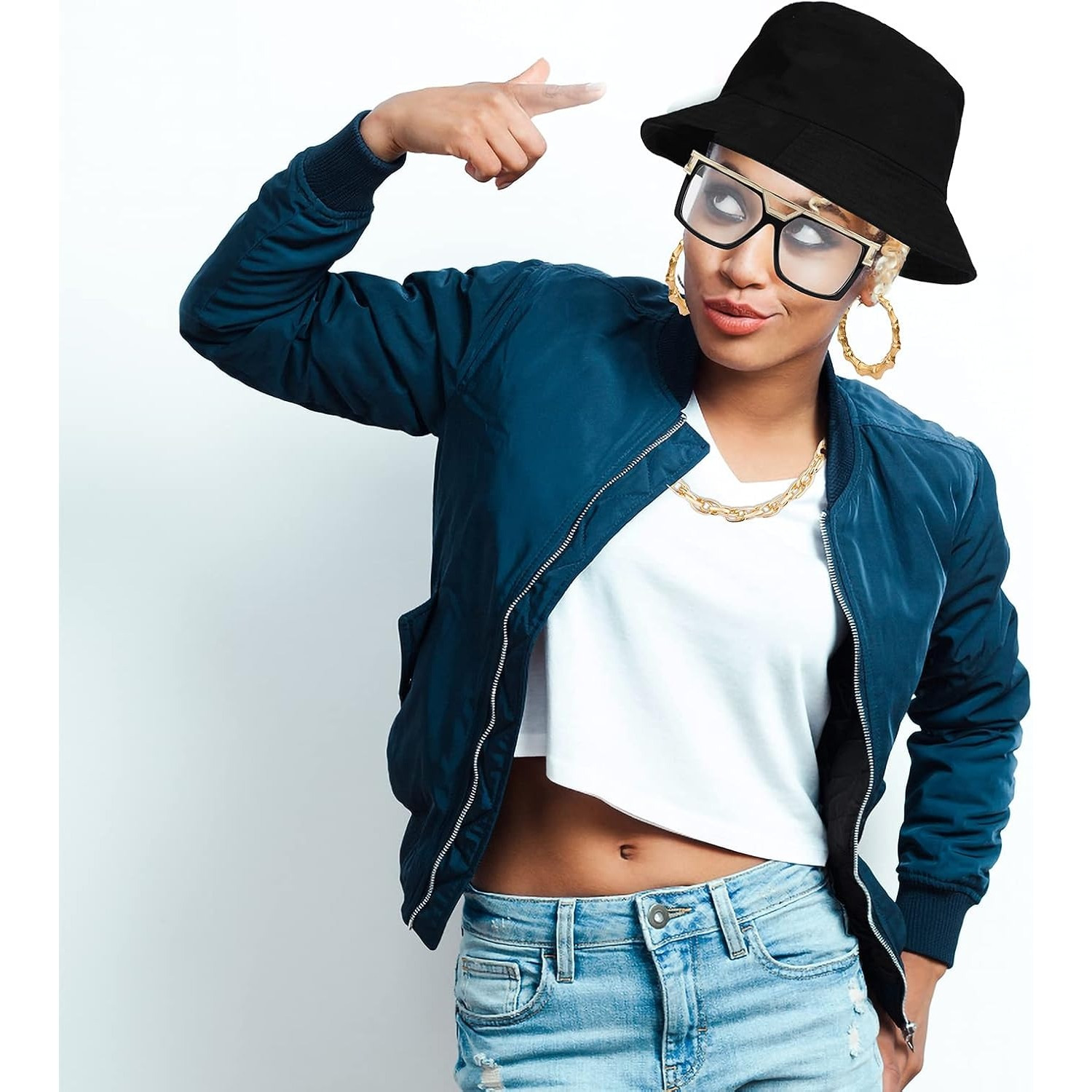 navy blue dress for baby girl How to Dress Like 90s Hip Hop for Ladies