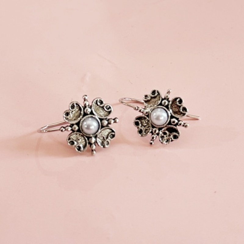 TEMU 1 par de aretes colgantes con bohemio de moda vintage, joyería de regalo para de San Valentín, aniversario, o