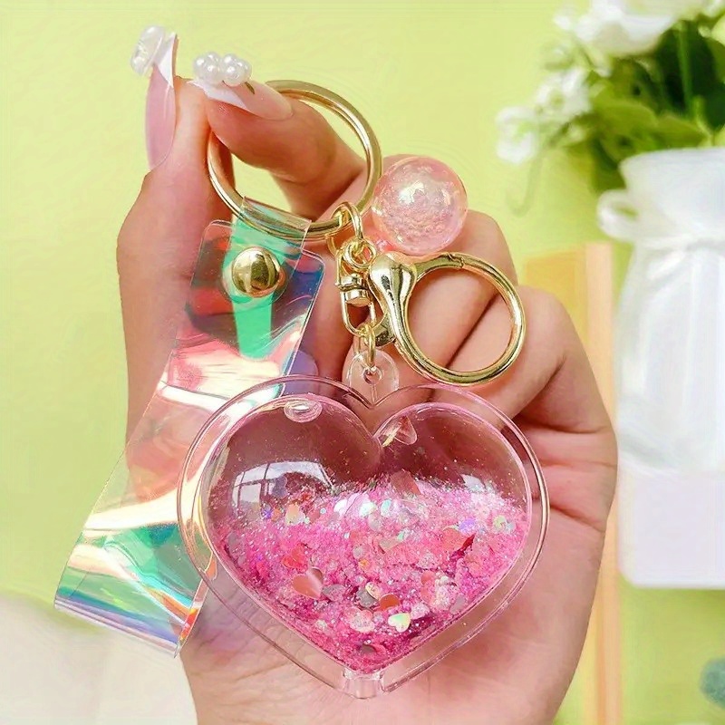 heart keychain sold on Temu United States