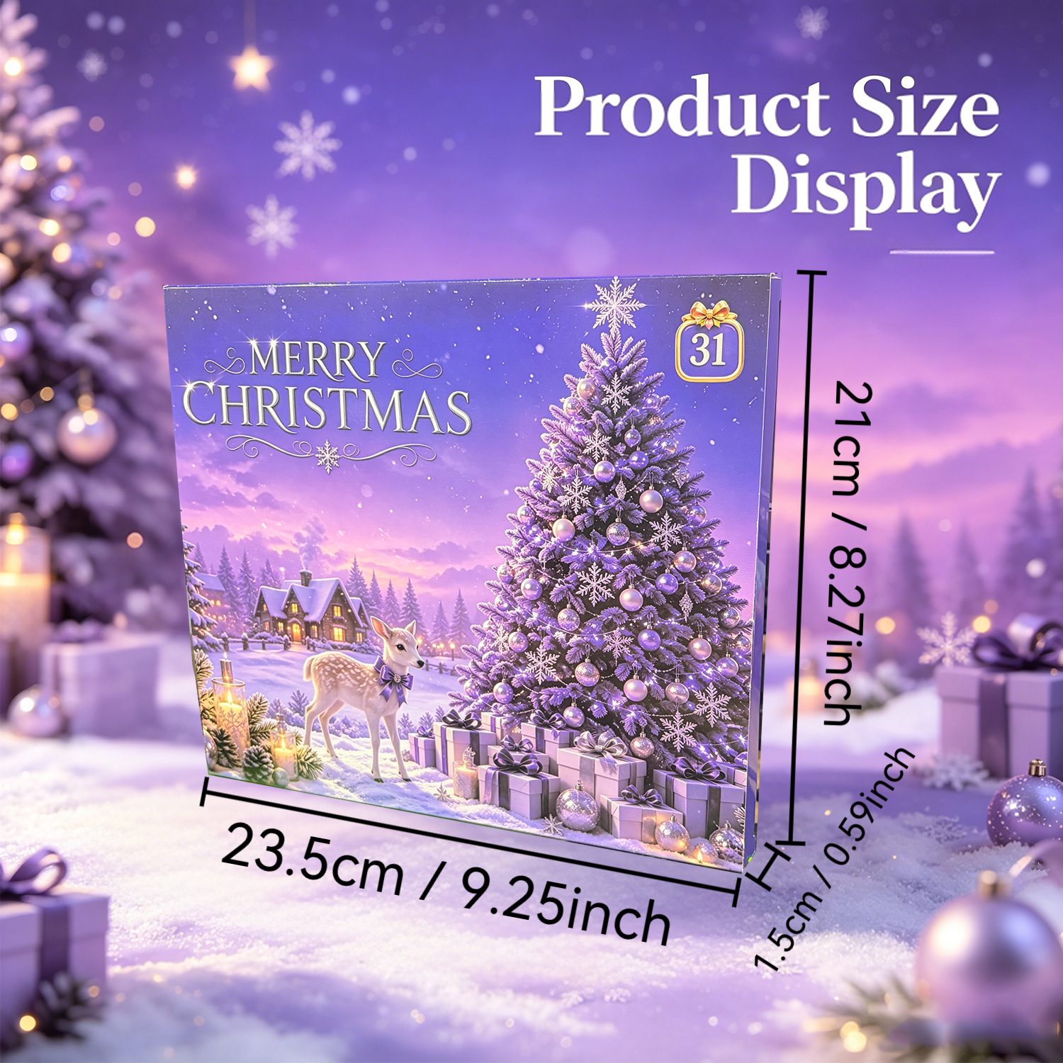 2026 New Christmas Countdown Calendar Ornament Gift