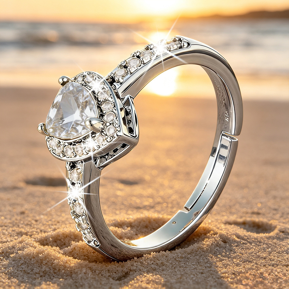 Women's High-Quality Golden Open Ring, Hypoallergenic & Versatile