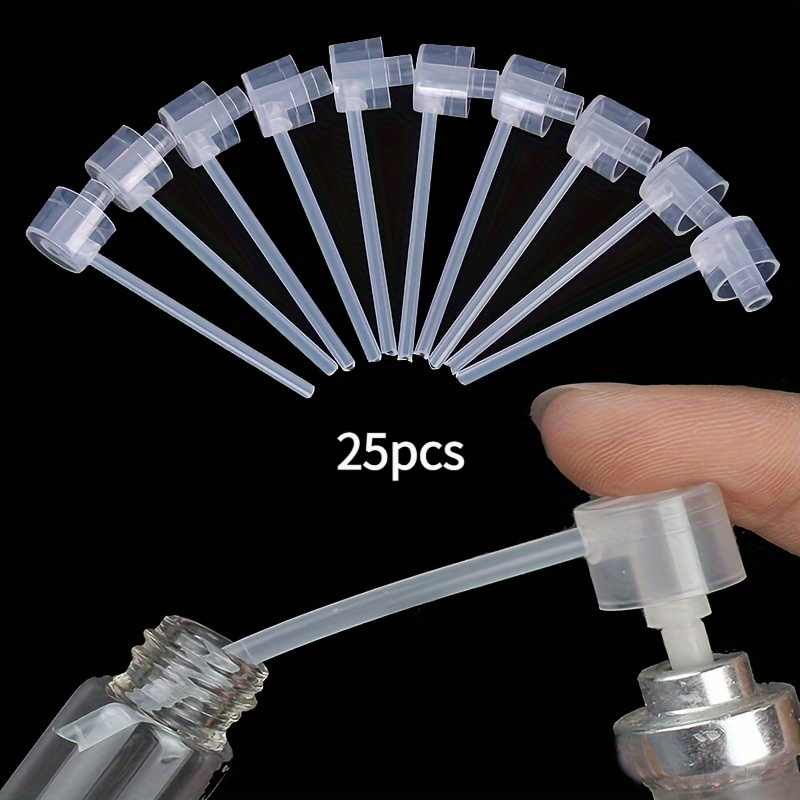 TEMU Transparent Plastic Perfume Dispenser Presser 5ml Fragrance Sampling Tool Large Bottle Separator