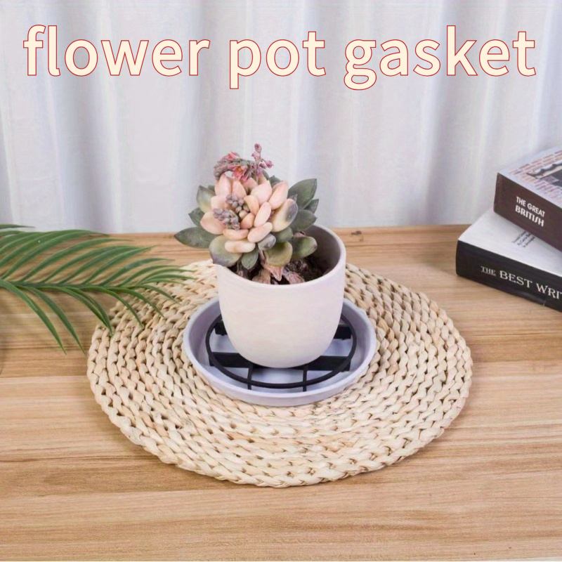 TEMU Lot de 7 sous-pots pour pots de fleurs, spécialement conçus pour les pots de fleurs, respirants et -corrosion, peuvent être utilisés comme