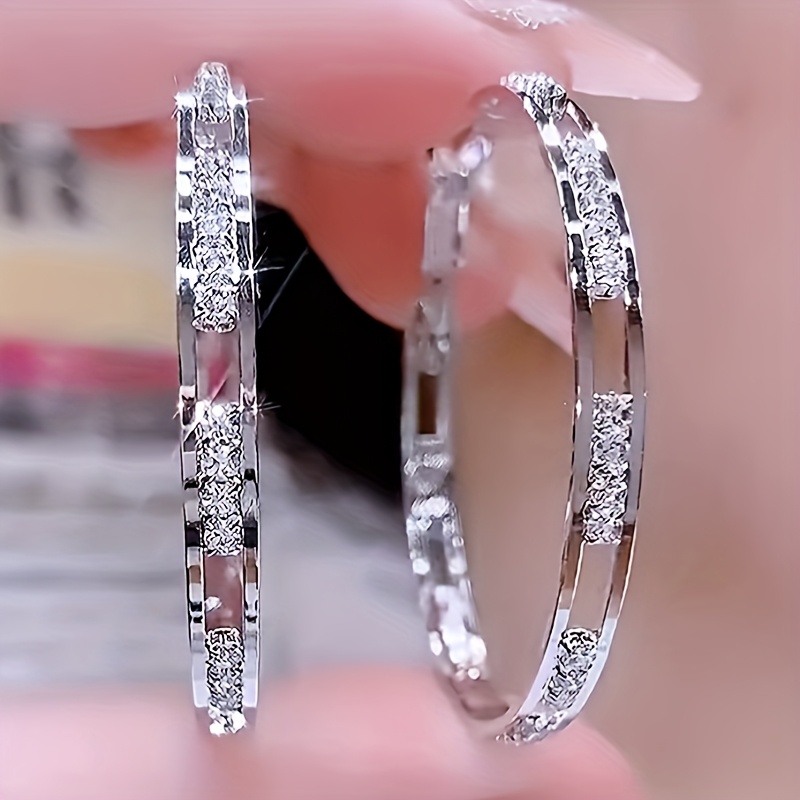 TEMU Exquisitos pendientes redondos de moda, regalos festivos, regalos de Navidad y Halloween, regalos de aniversario, fiestas de , joyería