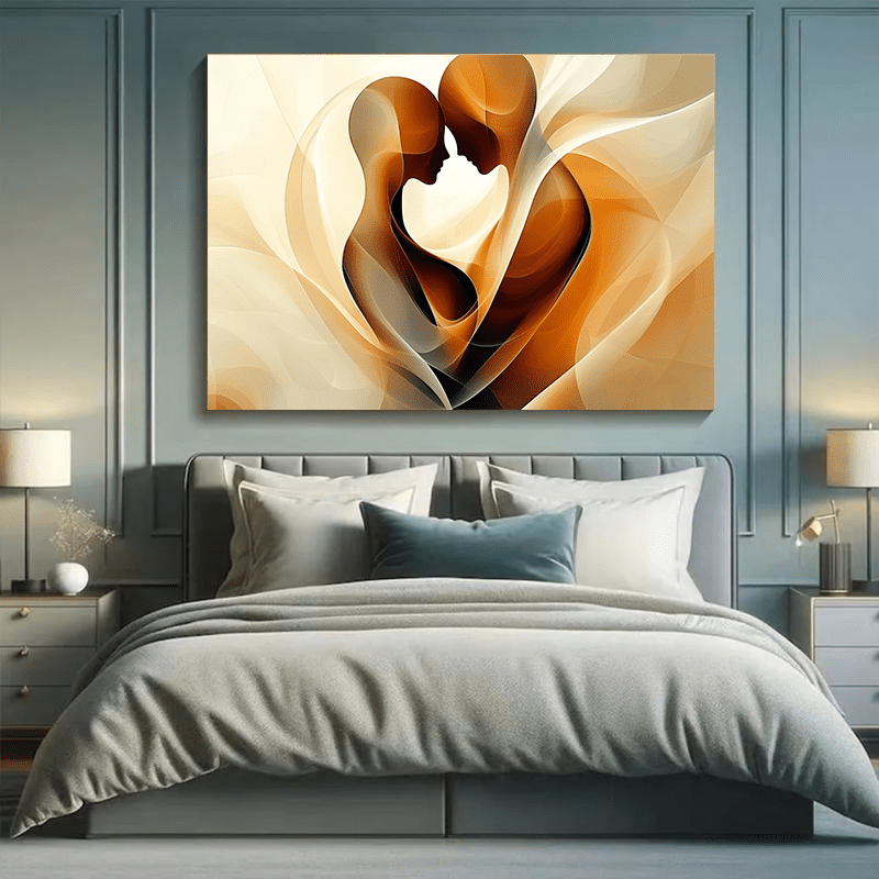 TEMU Impresión artística en abstracto moderno de 2D, que mide 47.24X31.49 pulgadas - una decoración de pared sin para salas de estar, dormitorios y