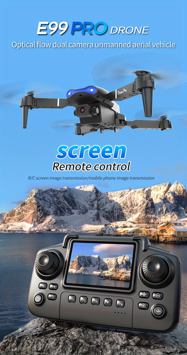 2025 Hot-Selling Screen Control Remote Control Drone with High-Definition Dual Cameras, Easy One-Key Takeoff and Landing, Remote Control Quadcopter Suitable for Beginners and Hobbyists, Affordable Drillone for Halloween and Christmas Perfect as a Holiday Gif