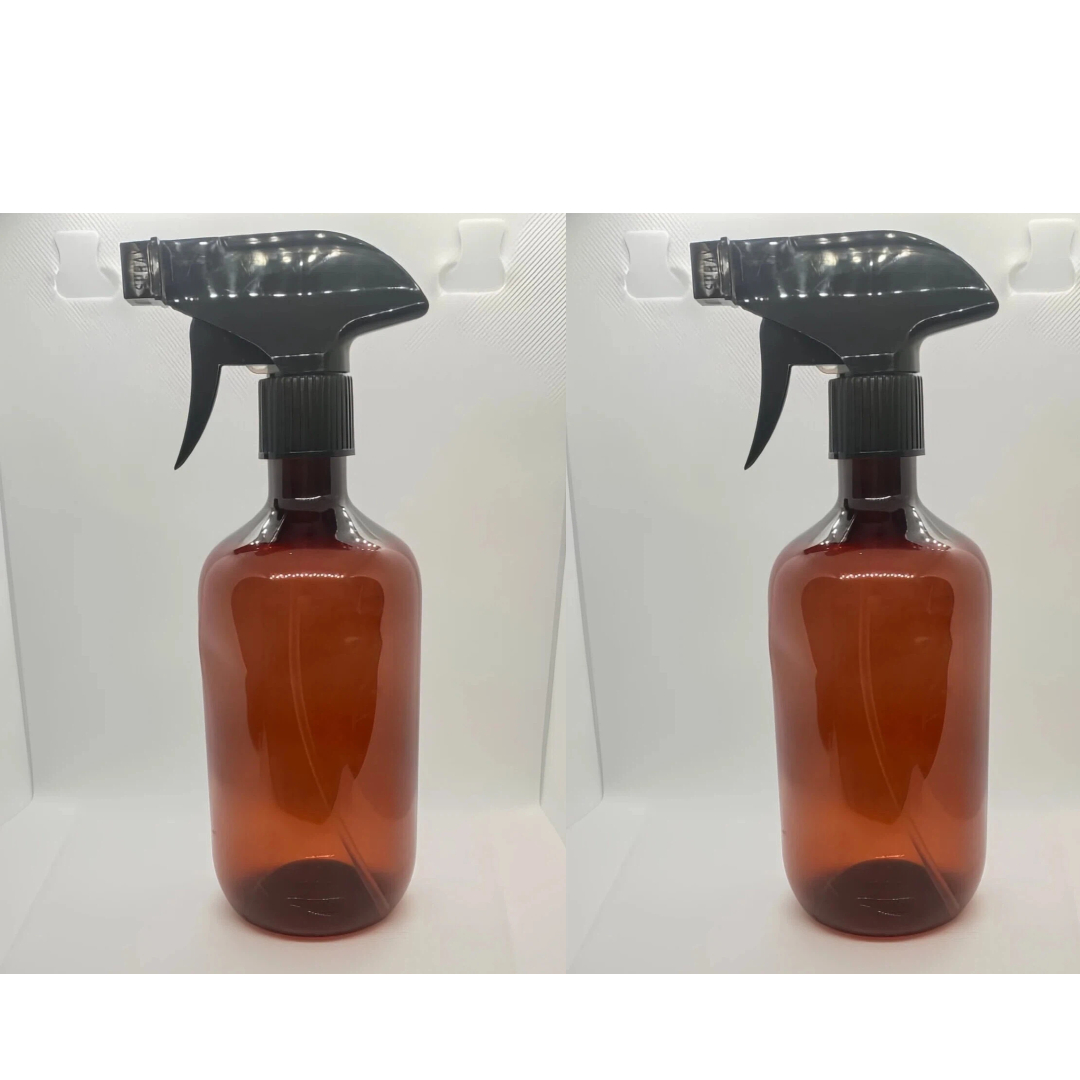 TEMU 2pcs Spray Bottles With Durable Trigger Nozzles, Refillable For Essential Oils, Perfume, Hair Care, Disinfection, And Gardening, Additions |