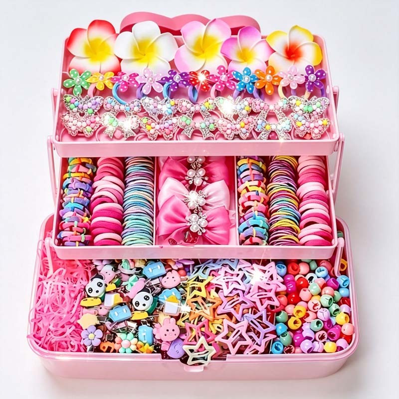 502pcs Mixed Hair Accessories Set in Random Styles and Colors