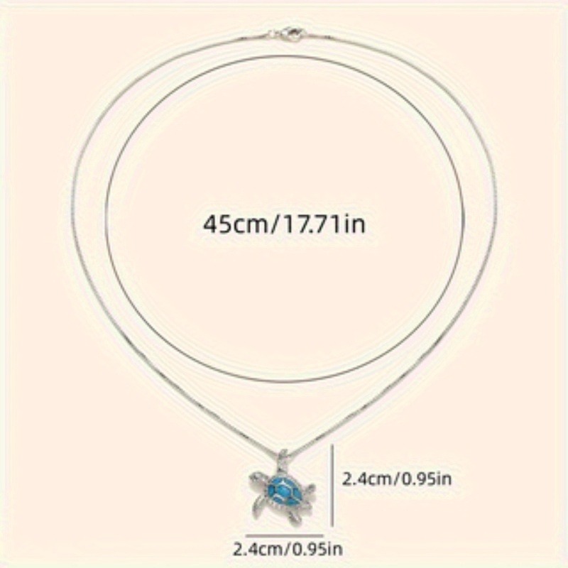 Adorable Tortoise Charm Necklace for Everyday Events
