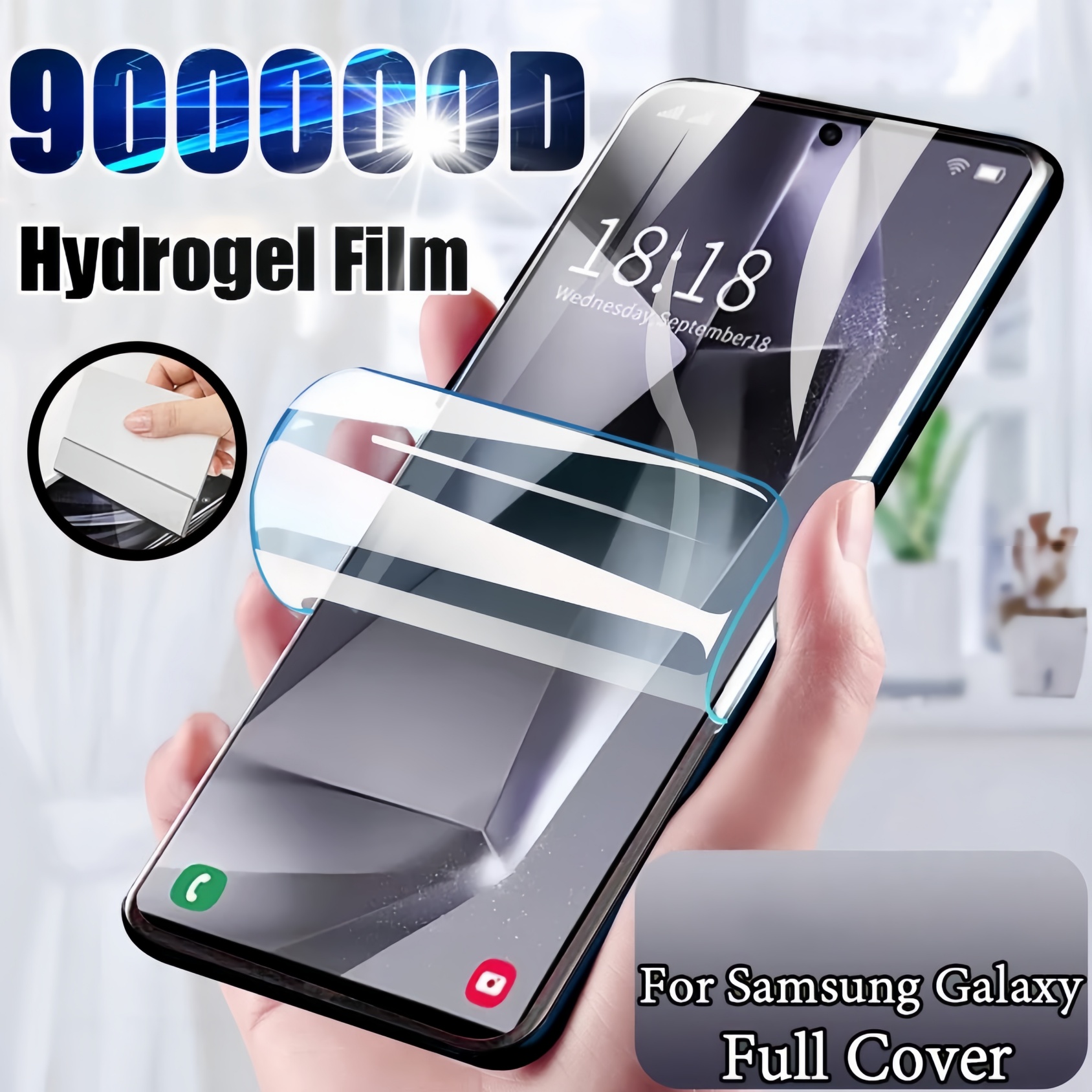 TEMU 2pcs Flexible Film For For Galaxy S10 Plus / S10e / S10,screen Protector[not Glass], Soft Tpu Hydrogel Film, Invisible Thin, Scratch Resistant,