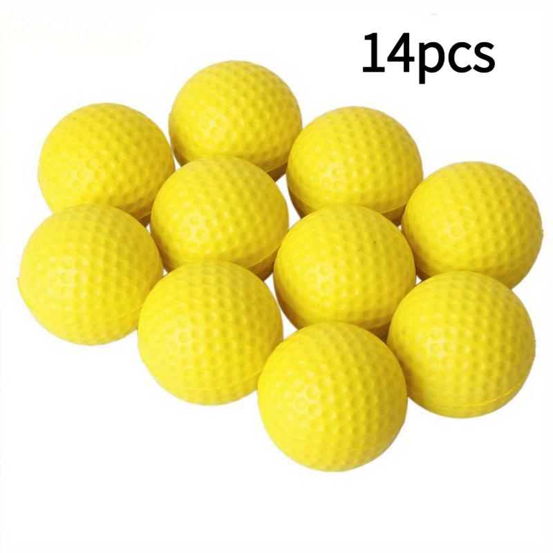 TEMU Pu Foam Golf Balls, Sponge Elastic Golf Balls, Used For Indoor And Outdoor Practice Training