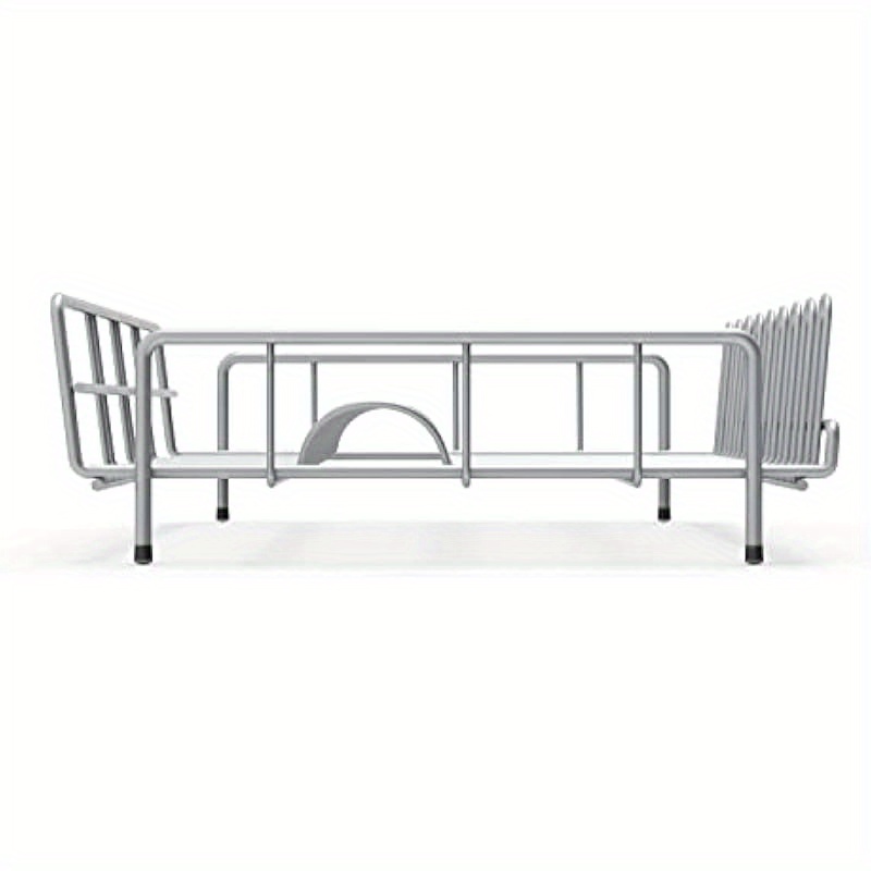 large capacity   metal dish drying rack with 18 dish slots 9 mug hooks foldable space saving design non slip rubber feet no assembly needed for kitchen countertop or cabinet storage 16 38x12 59x4 72 inches kitchen dish drying rack   sturdy construction home cooks Product details 2