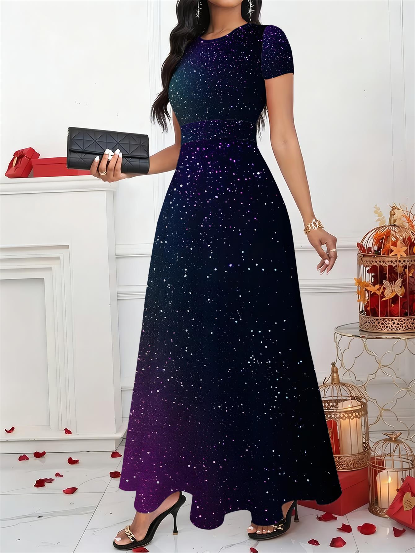 mother of the bride dress purple sold on Temu United States