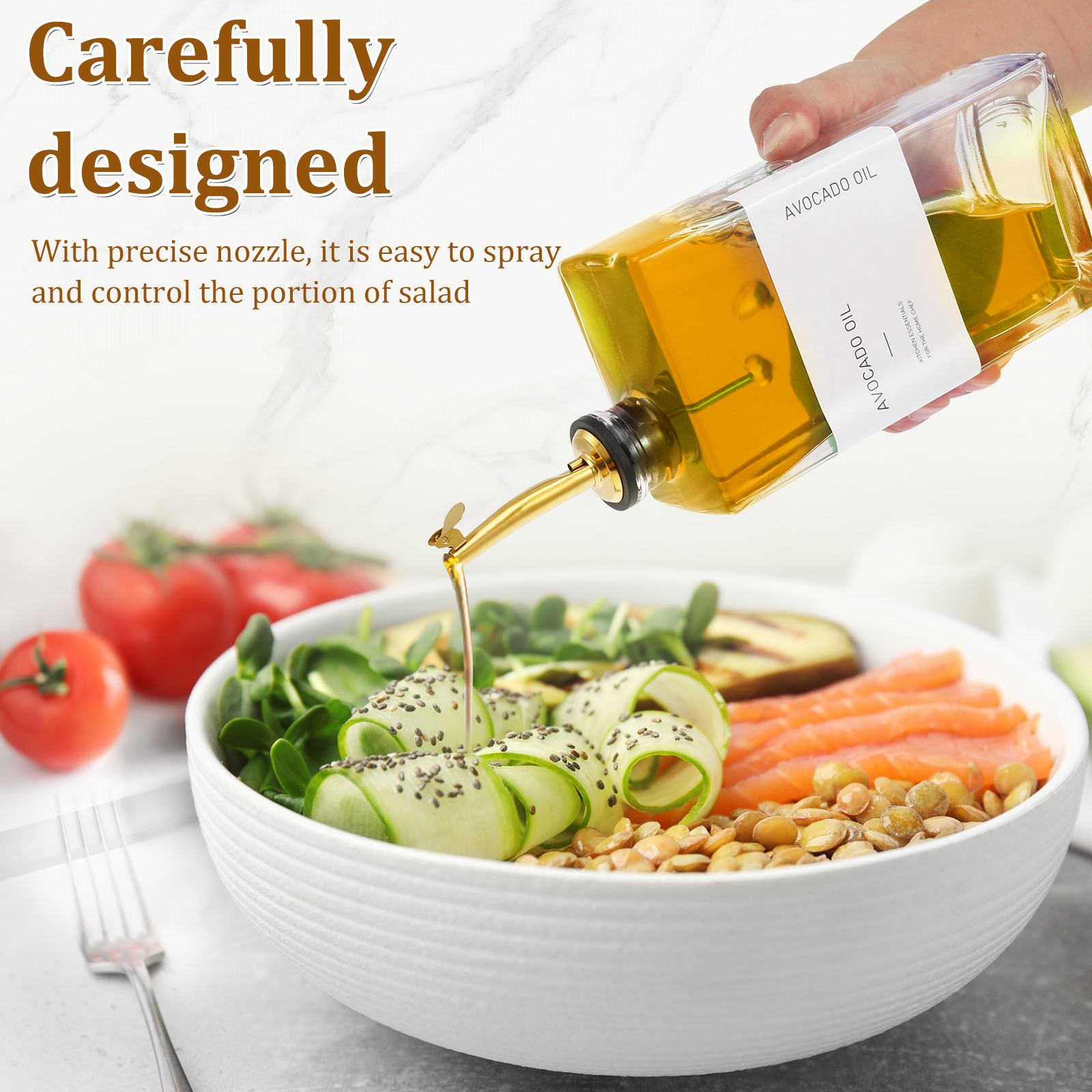 500ml rectangular glass bottle for olive oil transparent large capacity dispenser well sealed container convenient for sorting ideal for soya sauce vinegar clear olive oil and cooking oil details 0