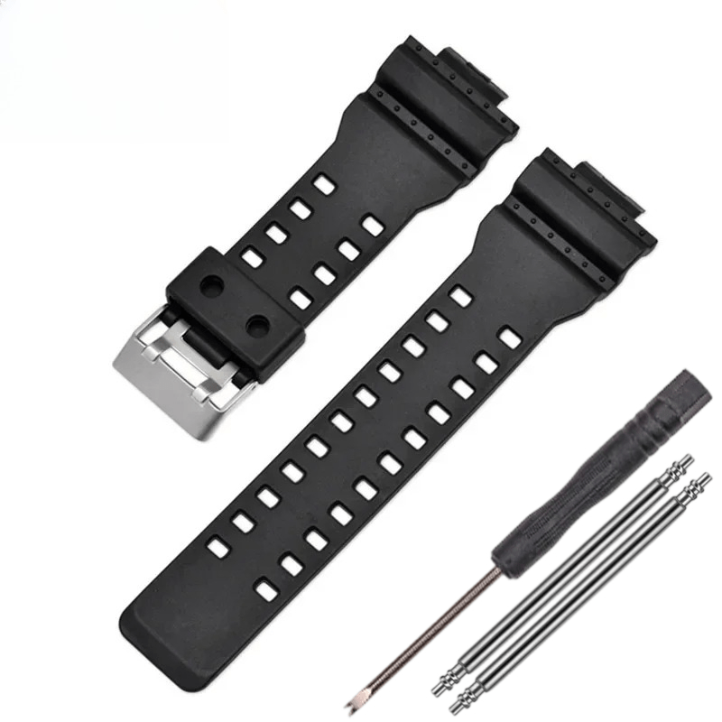 TEMU 16mm Watch Strap, Includes Installation And Removal Tool. Suitable For -8900, G-8900/gr-8900/gw-8900, Dw-5600, 5000, 5030, 5025, 5700, Gwx-5600,